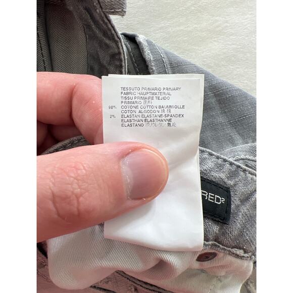 Dsquared2 Womens Made in Italy Cool Girl Gray Jean Grunge Modern Designer - Picture 10 of 14